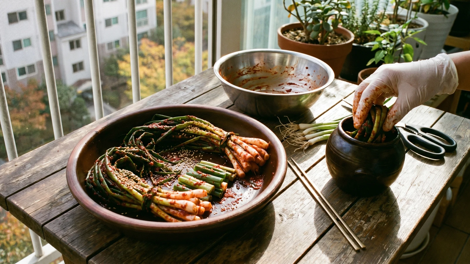 Pa-kimchi (Scallion Kimchi)