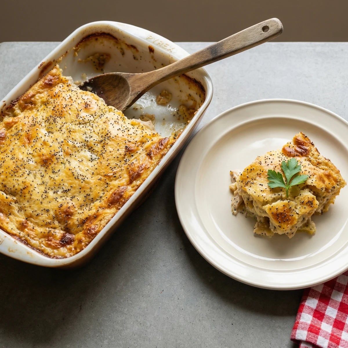 Poppy Seed Chicken Casserole