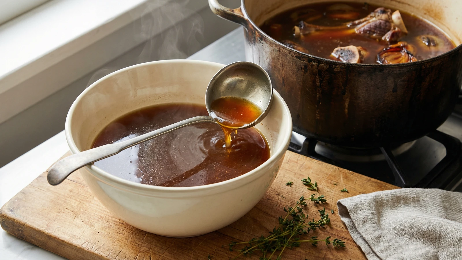 Rich Brown Beef Stock