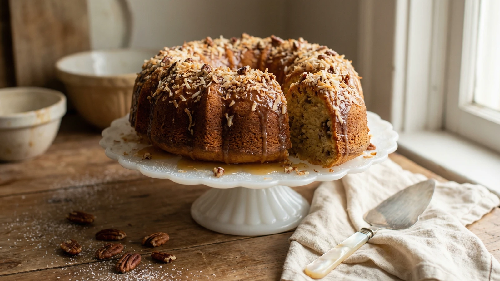 Louisiana Crunch Cake