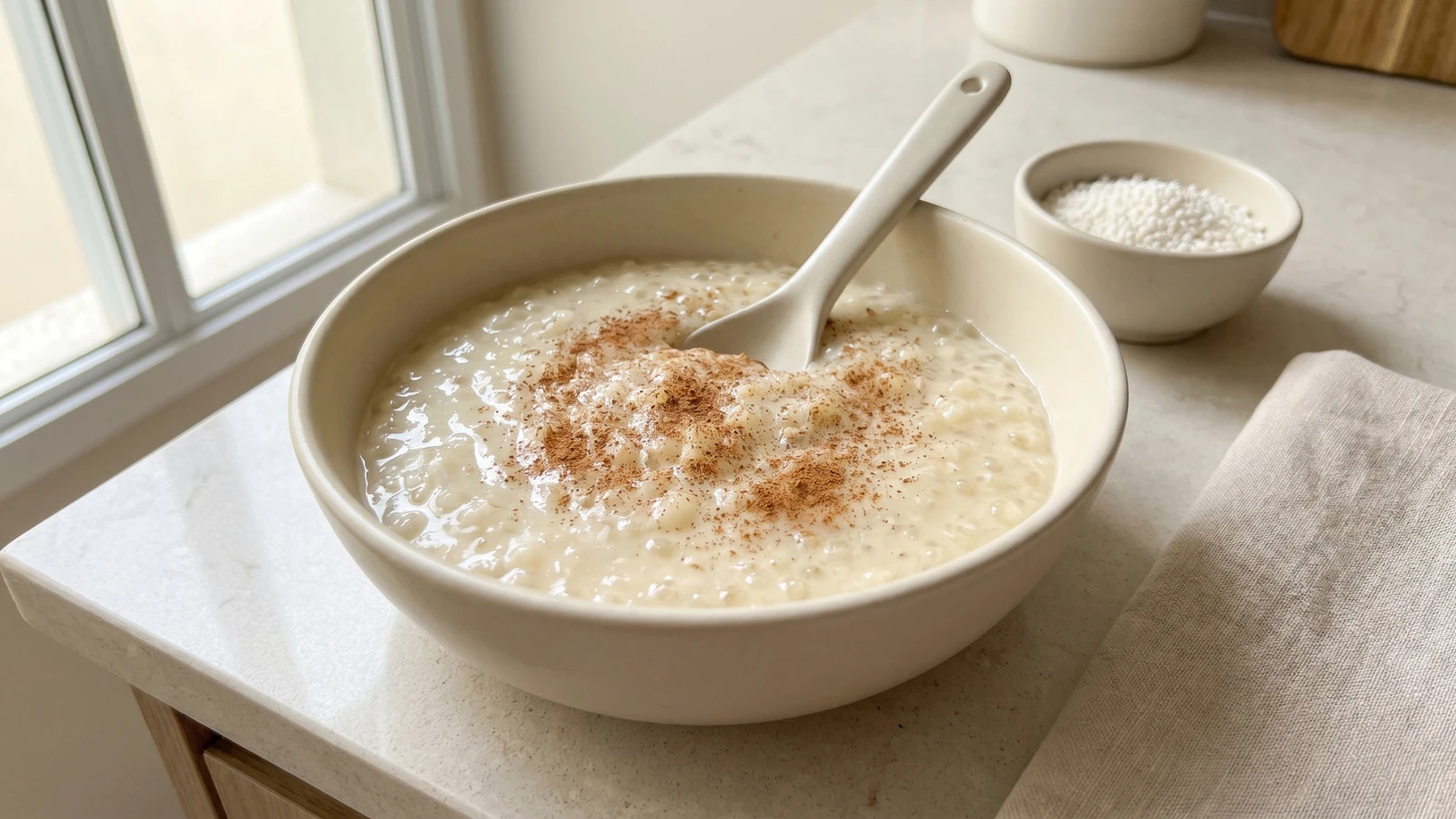 Mingau de Tapioca com Coco