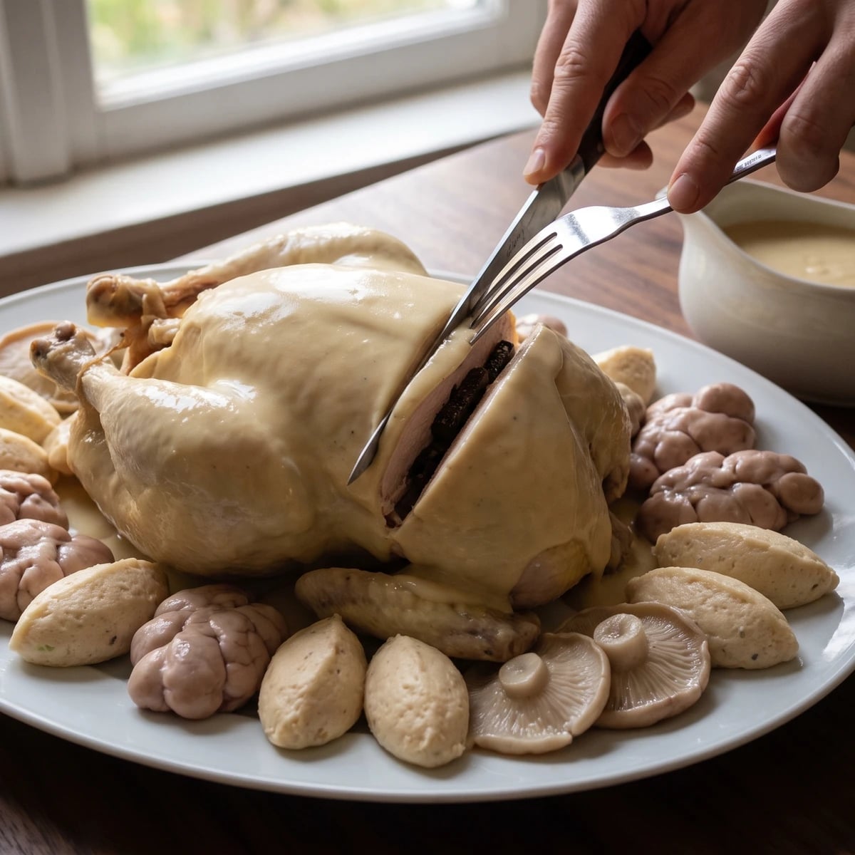 Poularde à la Montbazon