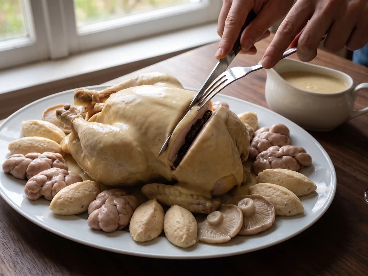Poularde à la Montbazon - Chef Juliette