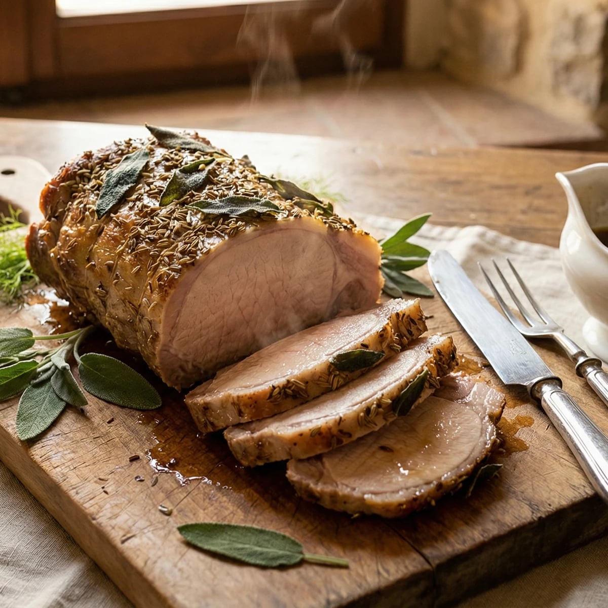 Arrosto di Maiale alle Erbe Aromatiche