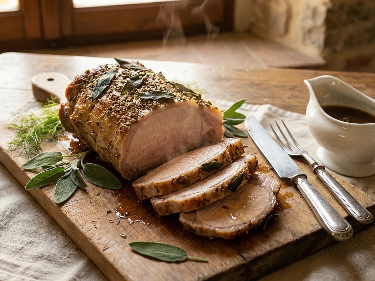 Arrosto di Maiale alle Erbe Aromatiche