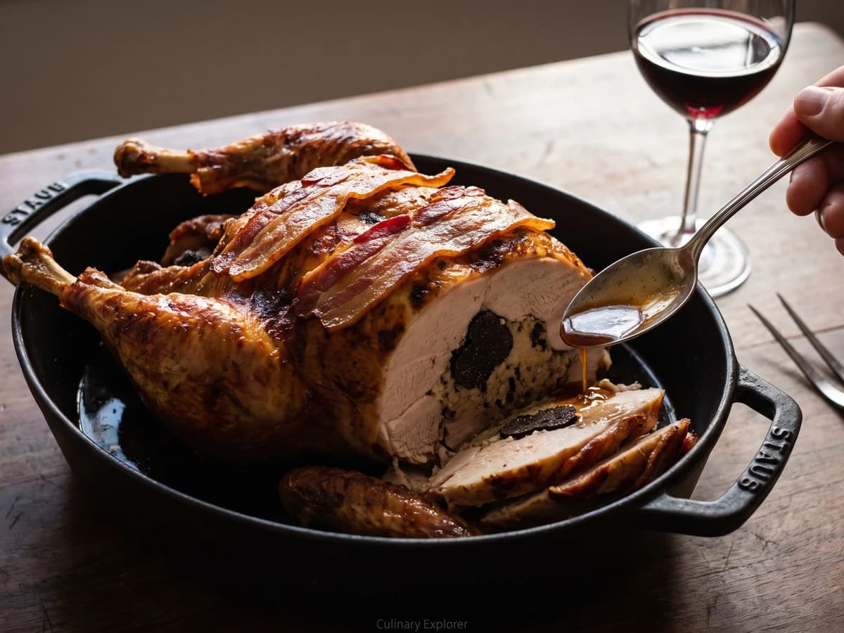Faisan Rôti à la Perigourdine - Chef Juliette