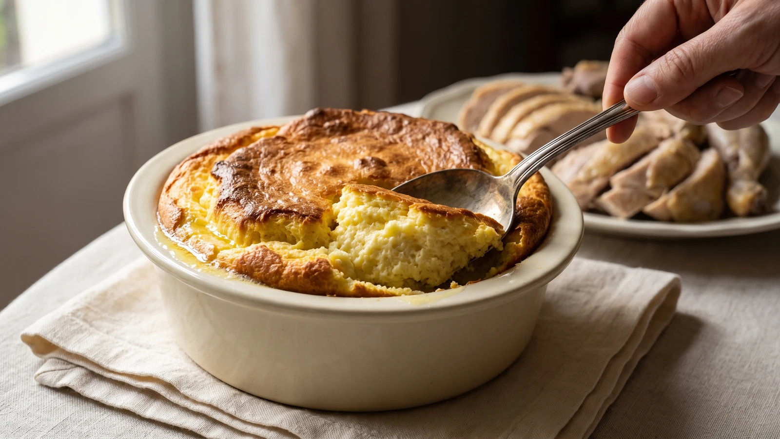 Soufflé de Maïs à la Crème