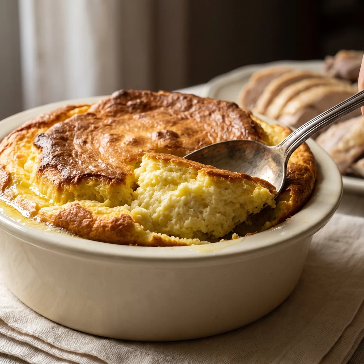 Soufflé de Maïs à la Crème