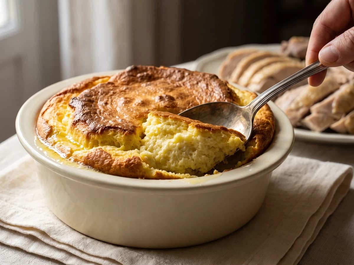 Soufflé de Maïs à la Crème - Chef Juliette