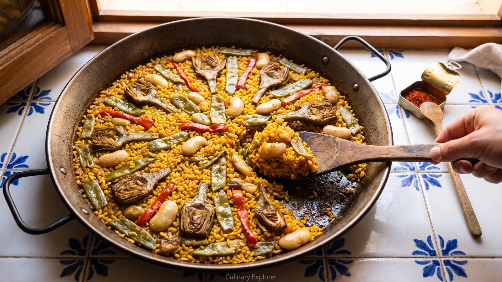 Paella de Verduras Valenciana