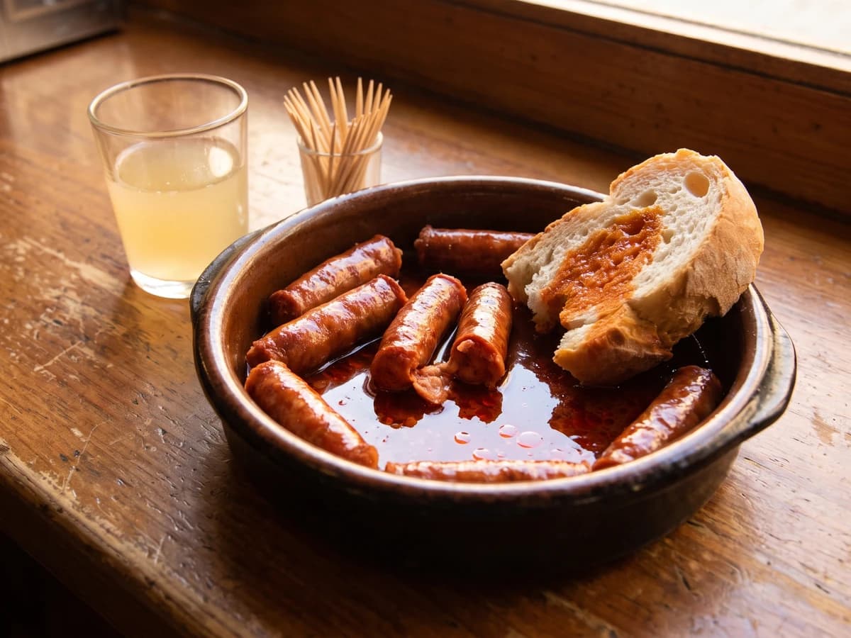 Chistorra a la Sidra