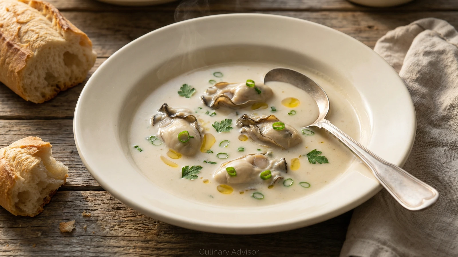 Oyster Bisque with Herbsaint