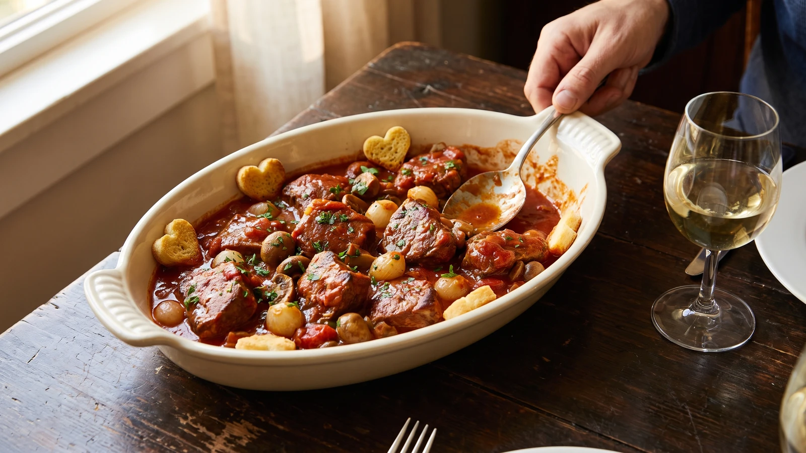 Sauté de Veau à la Marengo