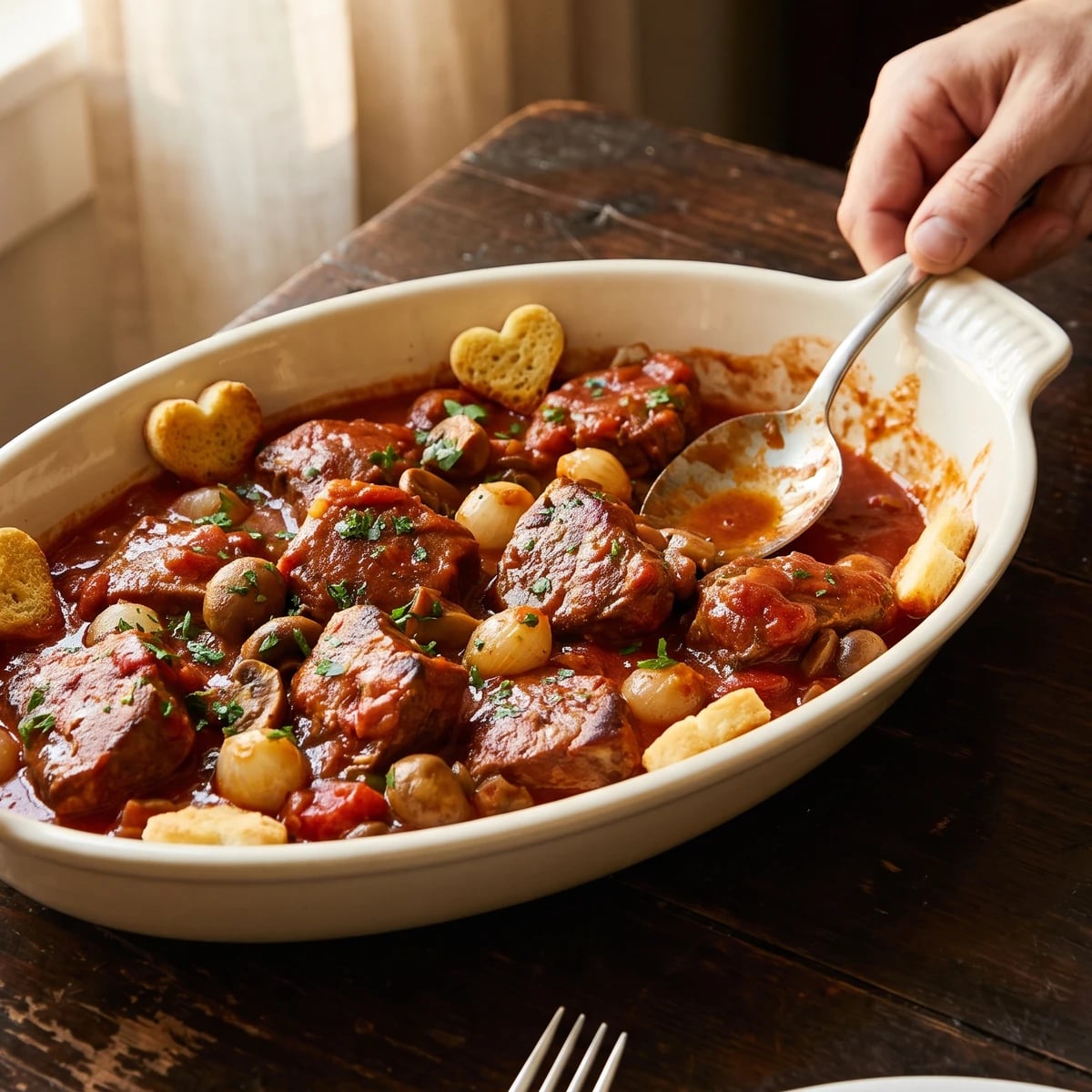 Sauté de Veau à la Marengo