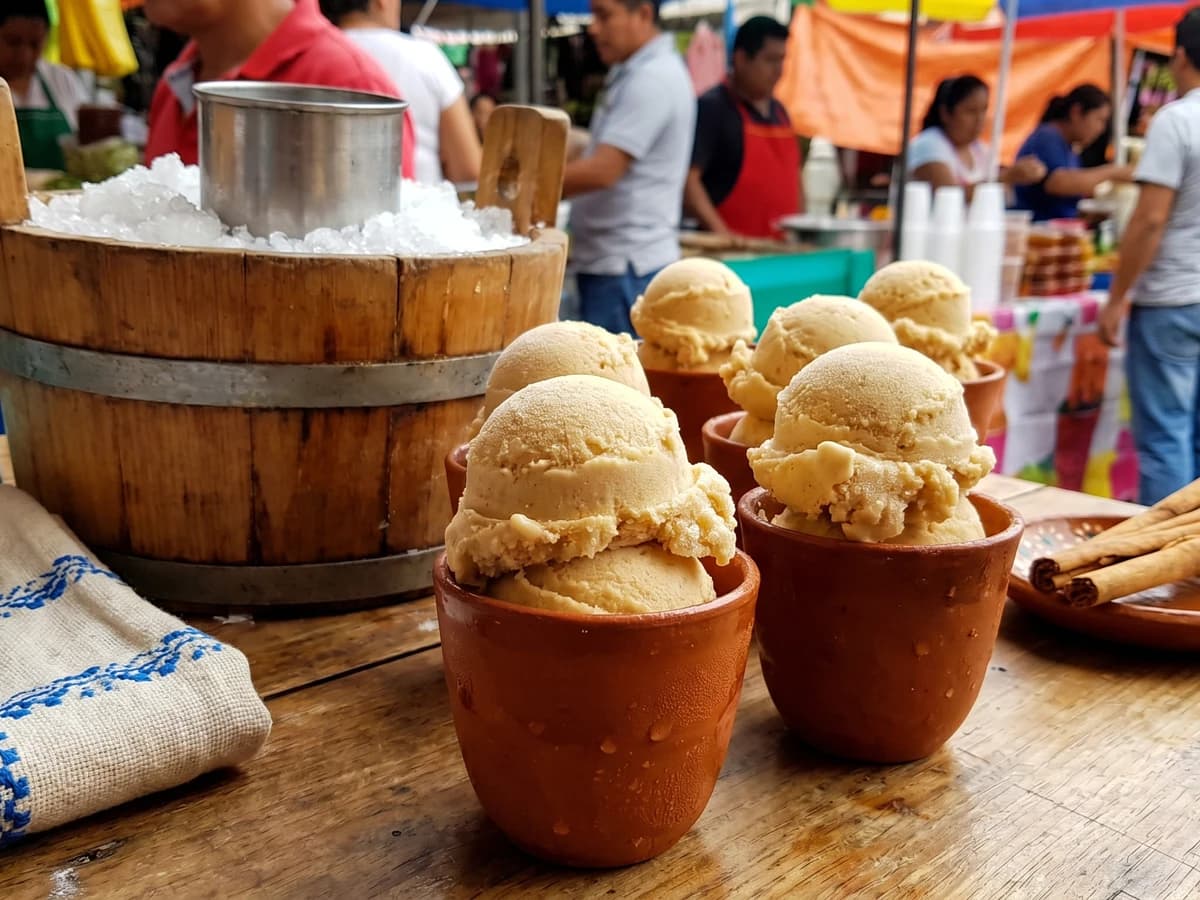 Nieve de Leche Quemada de Xochimilco - Chef Lupita
